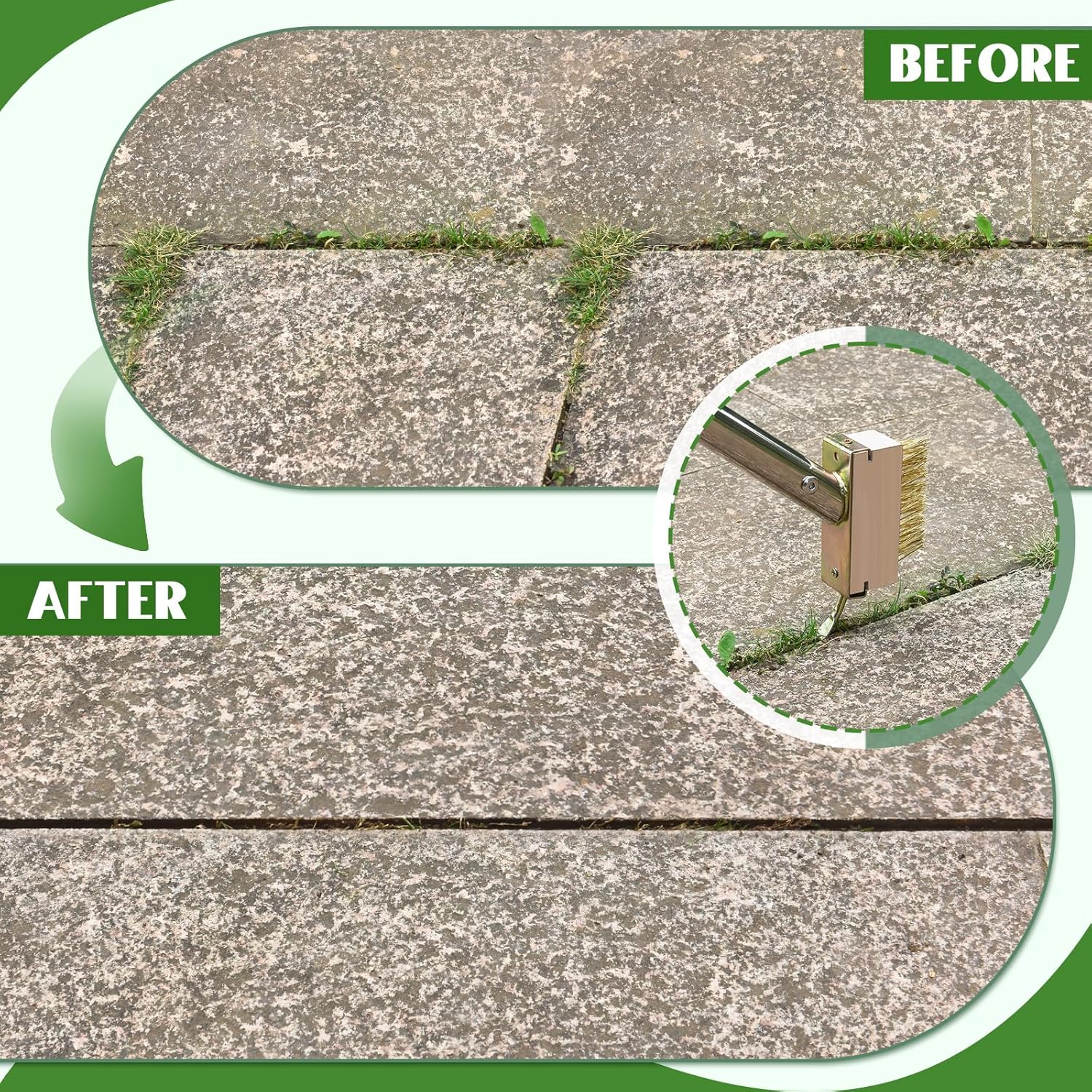 Adjustable Stainless Steel Crack Weeder