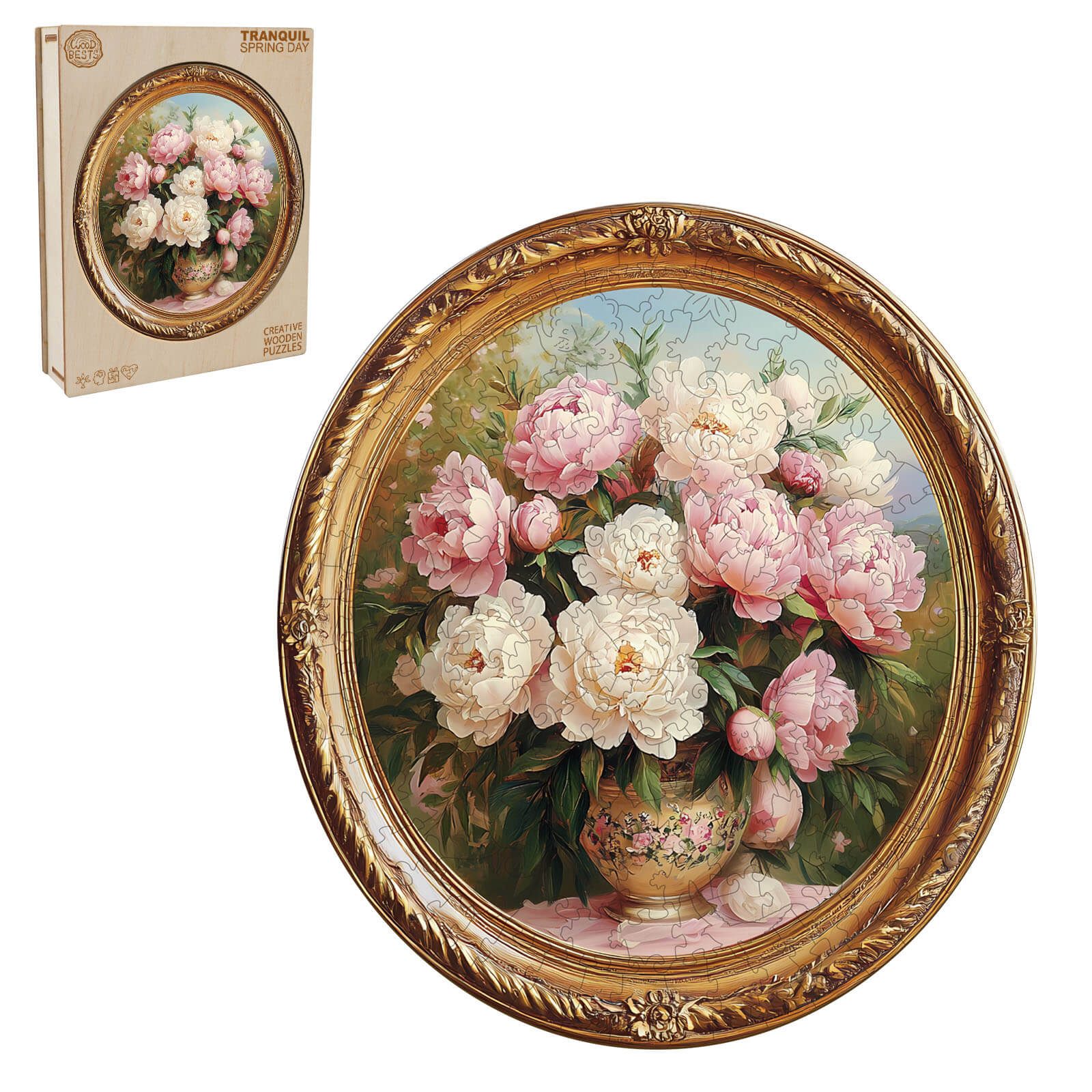 3D Tranquil Spring Day Wooden Jigsaw Puzzle