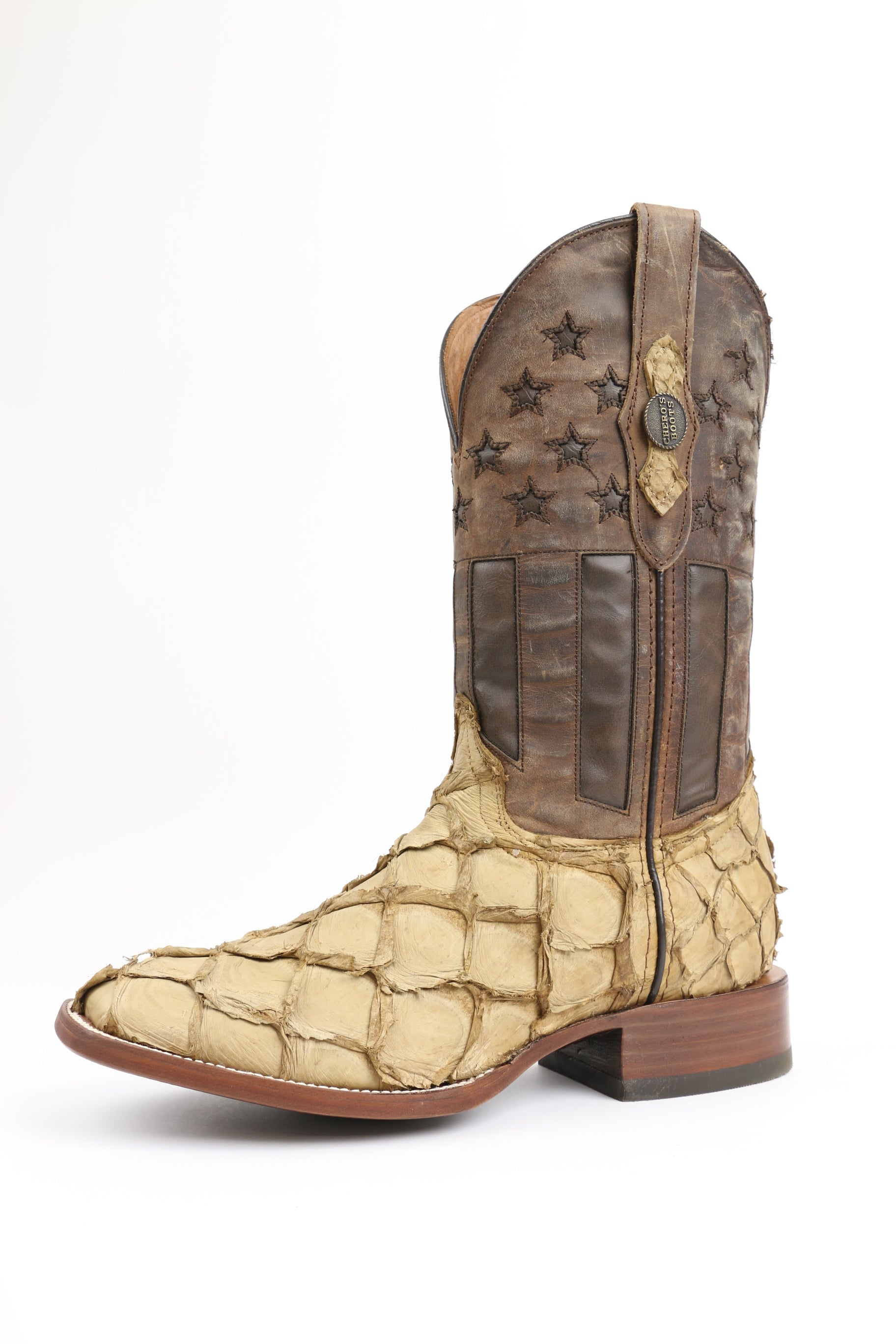 Chero's Premium Exotic Pirarucu Desert Sand Clearance Sale 70%OFF