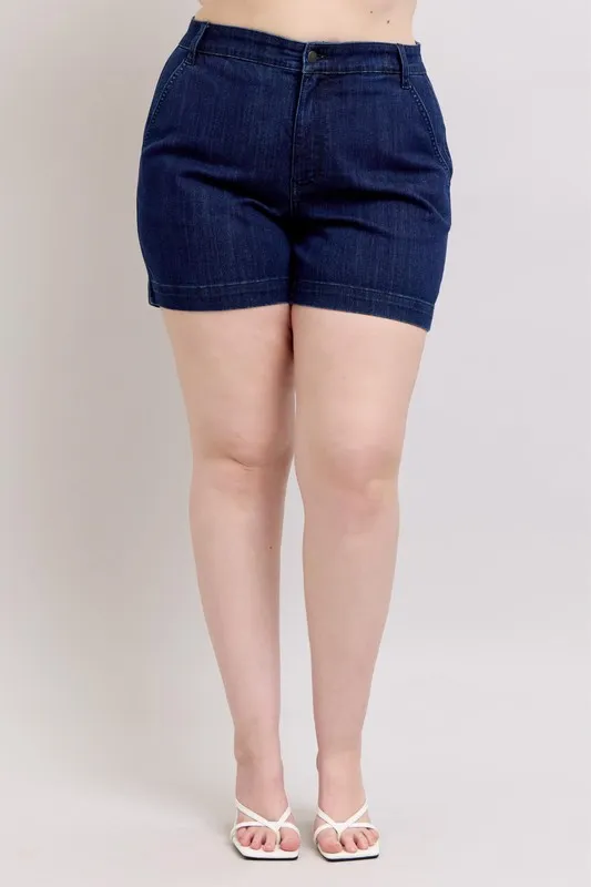High Waist Denim Shorts
