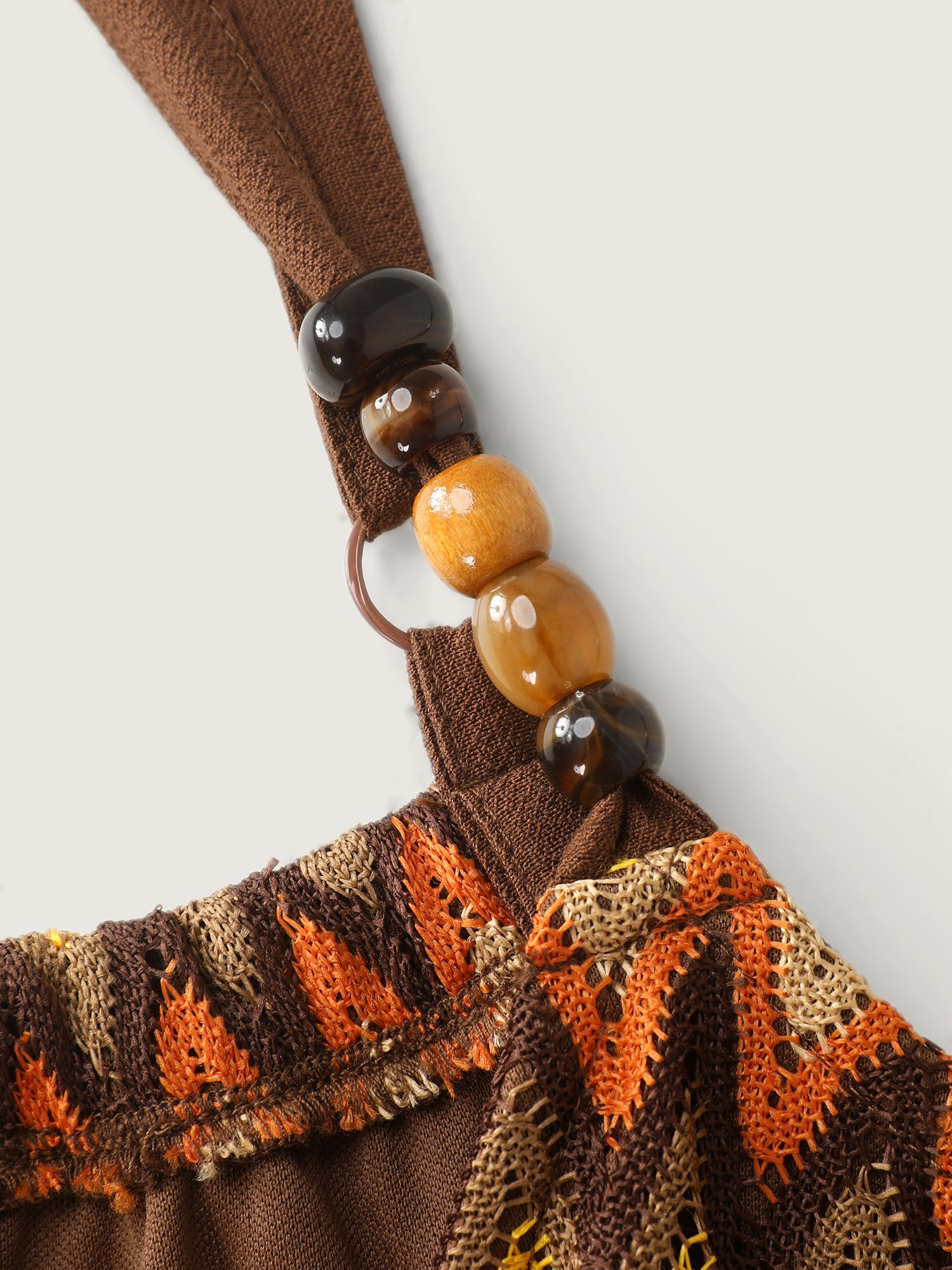 Wavy Stripes Color Contrast Midi Cami Dress