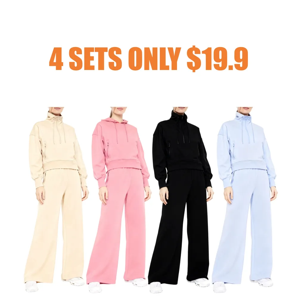 Dynamic Fleece Half-Zip Sweatshirt Sets