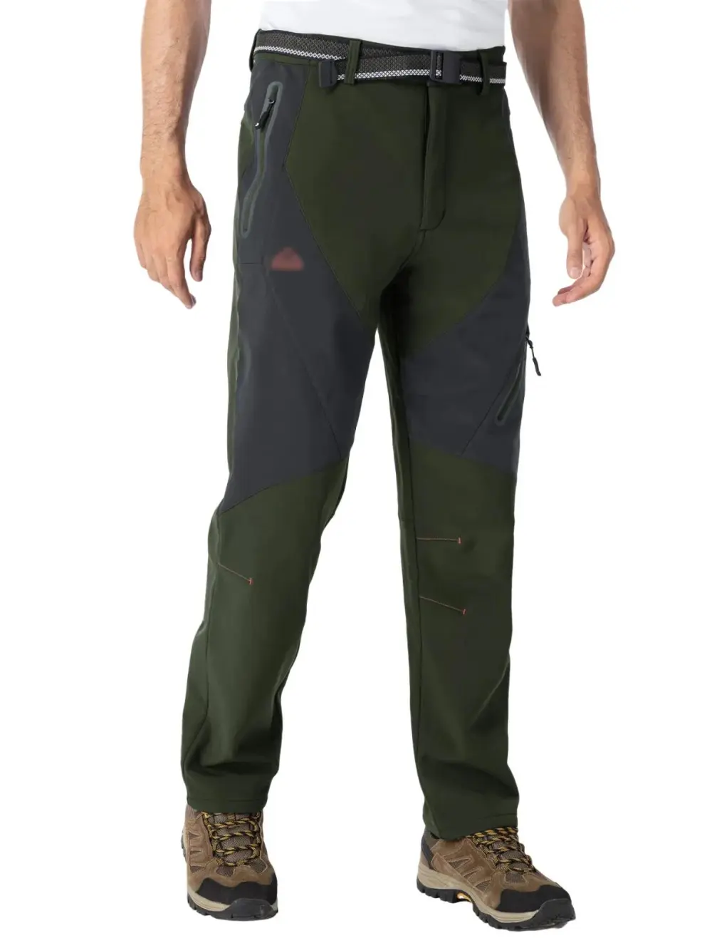 Men's 8-Pack Insulated Waterproof Pant Windproof Warm Fleece Lined Ski Trousers