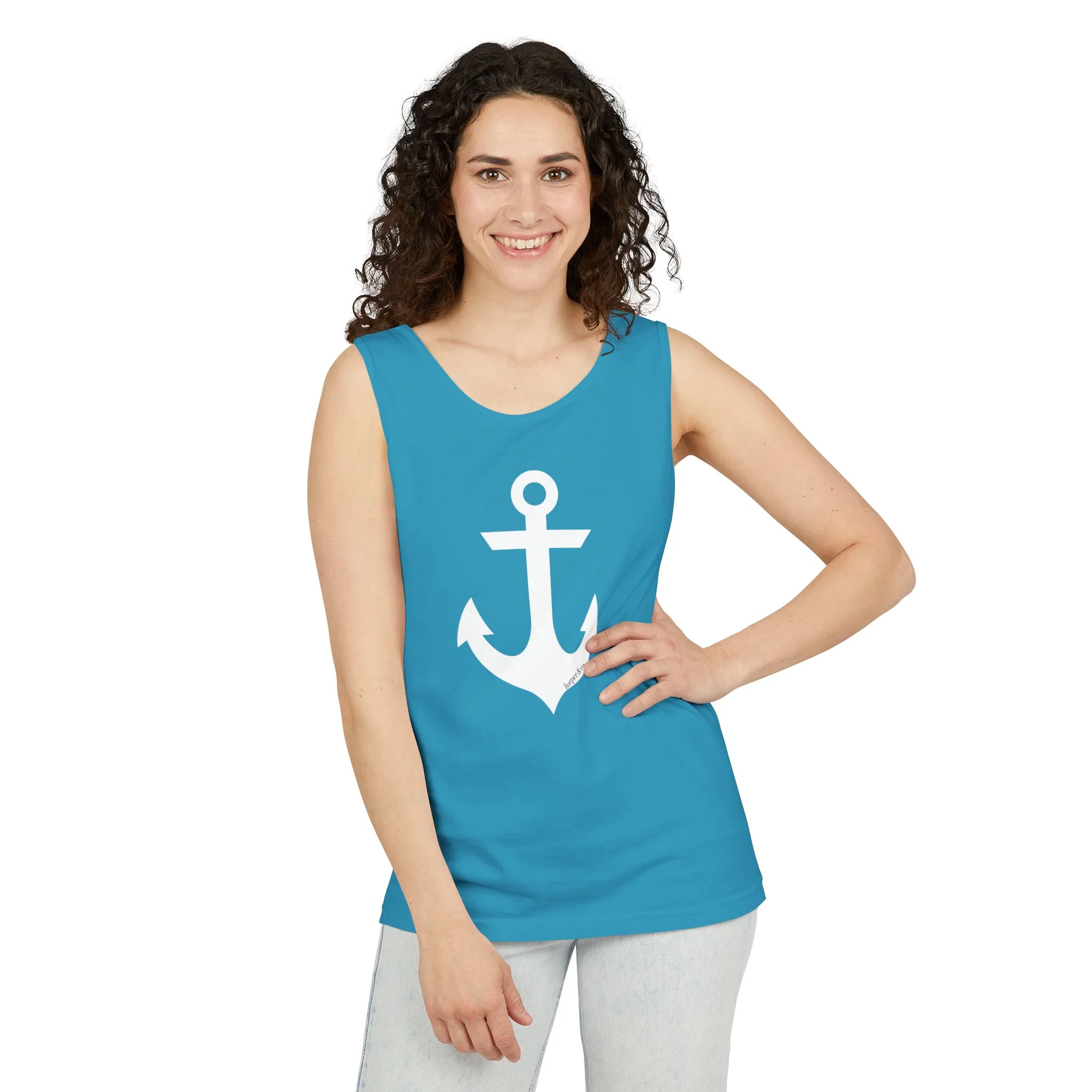 Anchors Aweigh Comfort Colors Unisex Garment-Dyed Tank Top Multiple Colors