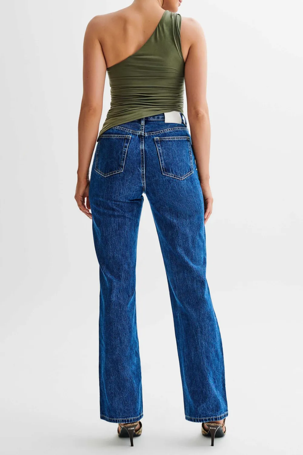 One Shoulder Modal Asymmetric Top