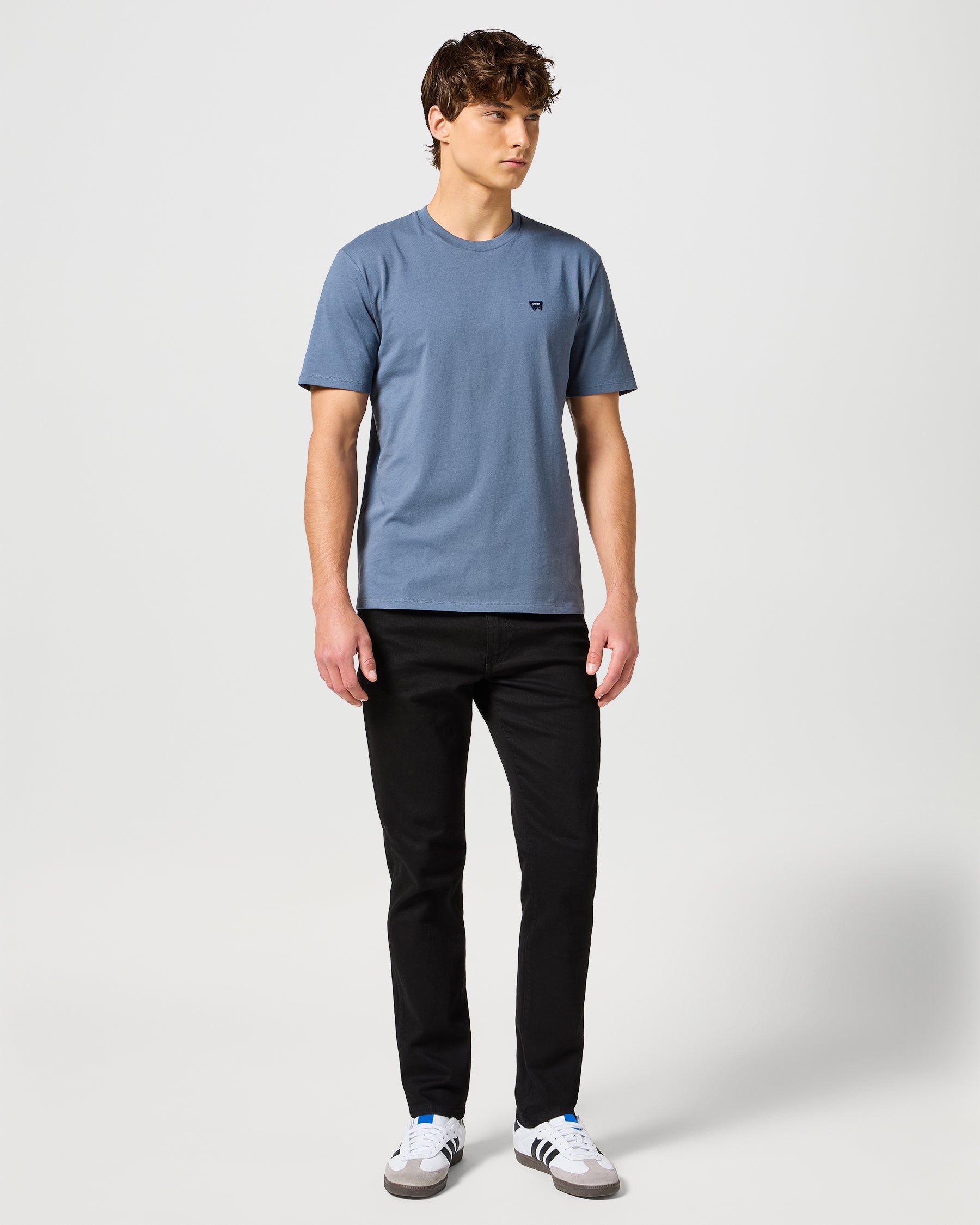 Larston Slim Tapered Mens Jeans - Deep Ink (Black)