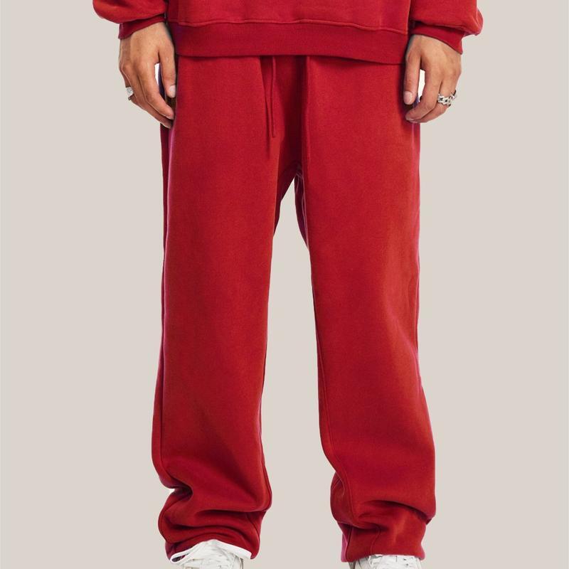 600GSM Baggy Fleece Sweatpants – Unisex Retro Streetwear