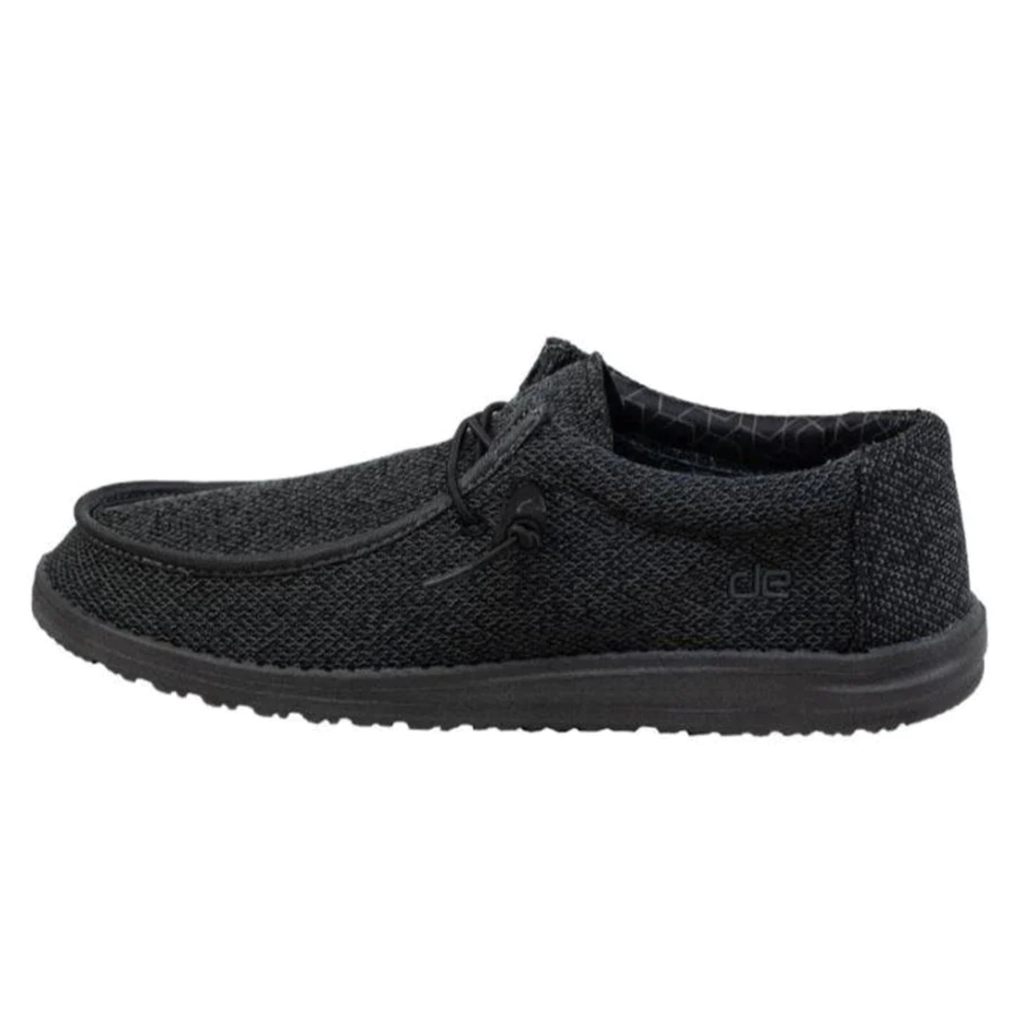 DUDE MEN'S WALLY SOX MICRO TOTAL BLACK - 400190XJ