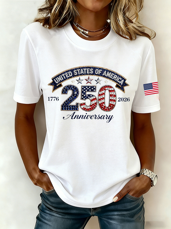 Women'S USA 250th Anniversary T-Shirt