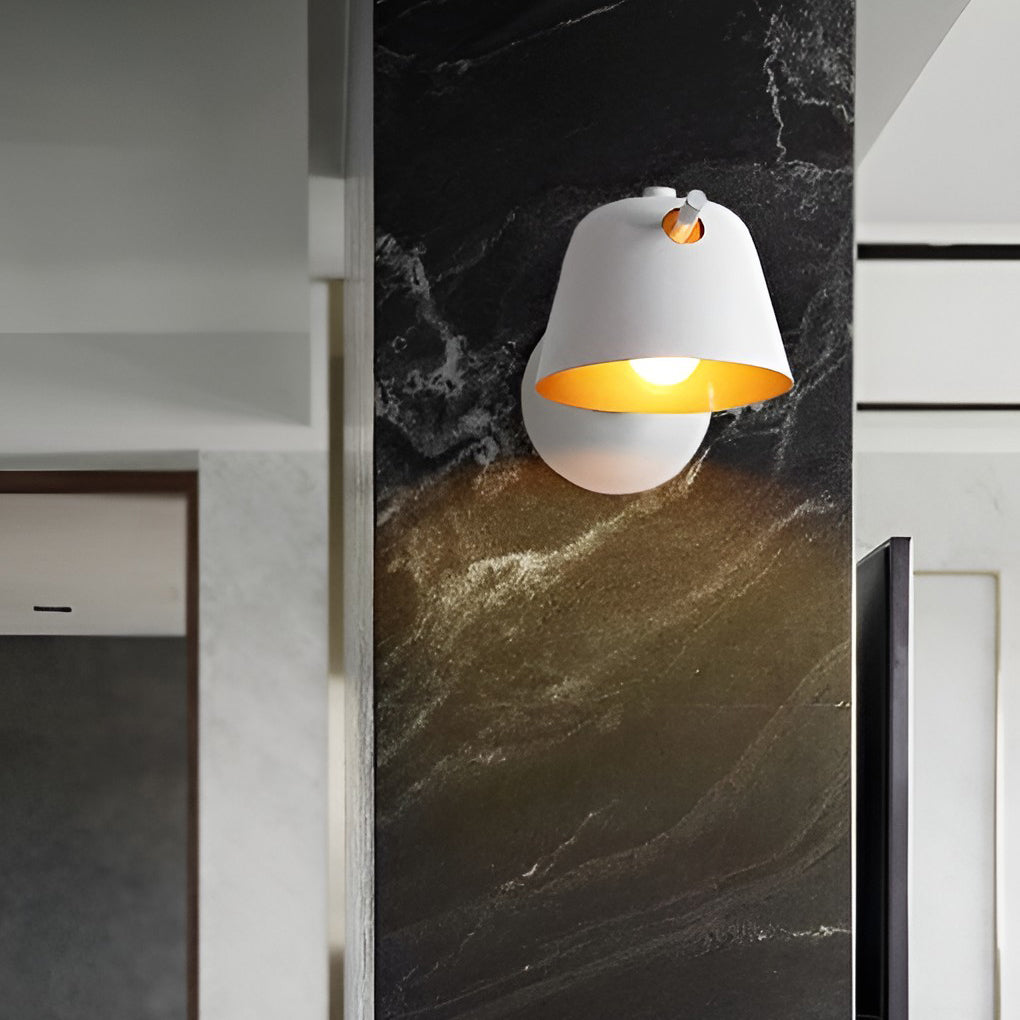 Unique Matte Metal Nordic Plug in Wall Sconce Lighting Wall Light Fixture