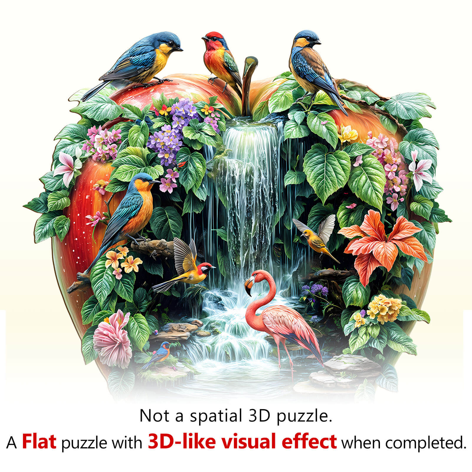 Paradise Garden Wooden Jigsaw Puzzle