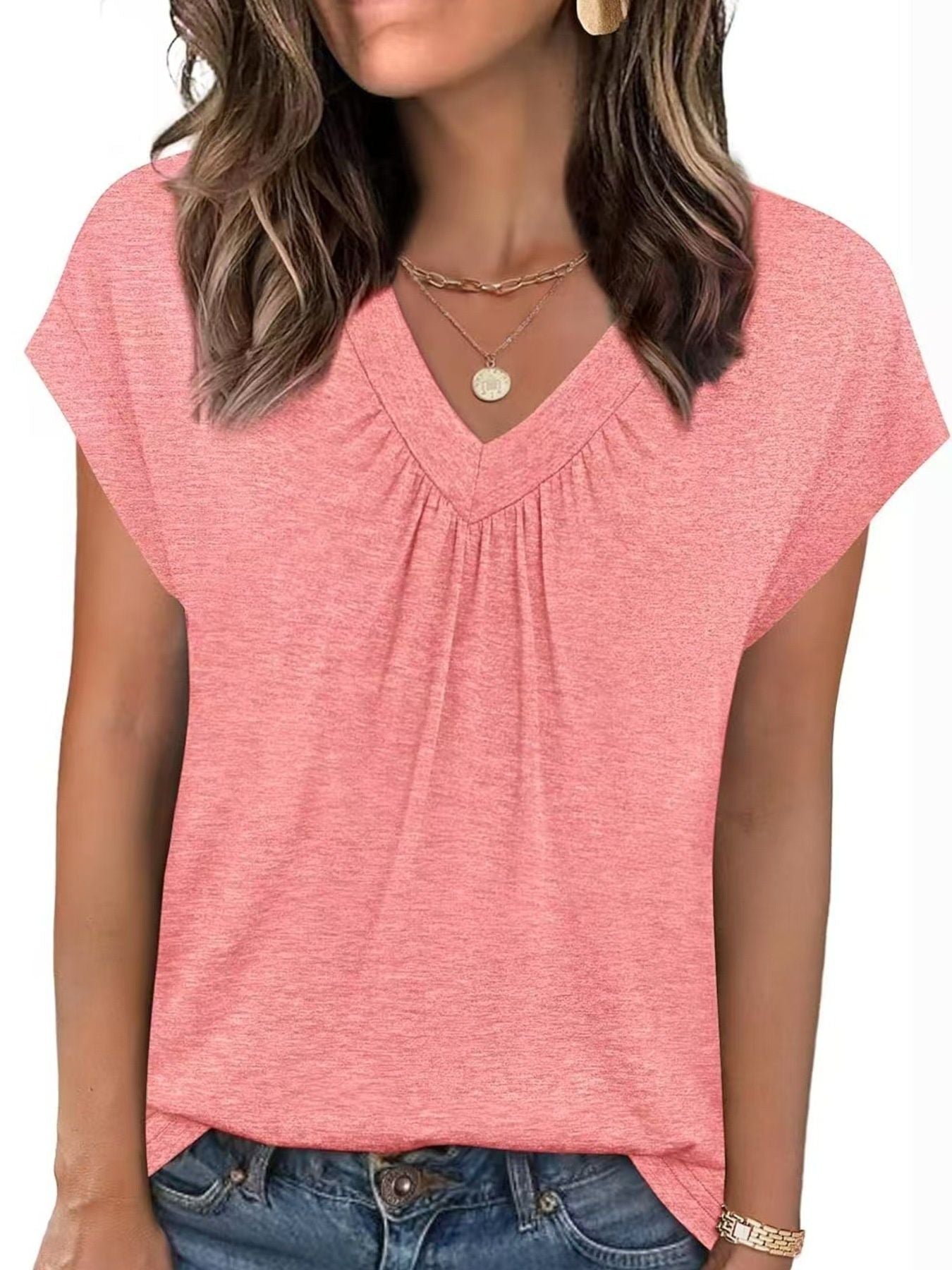 V-Neck Relaxed Fit T-Shirt