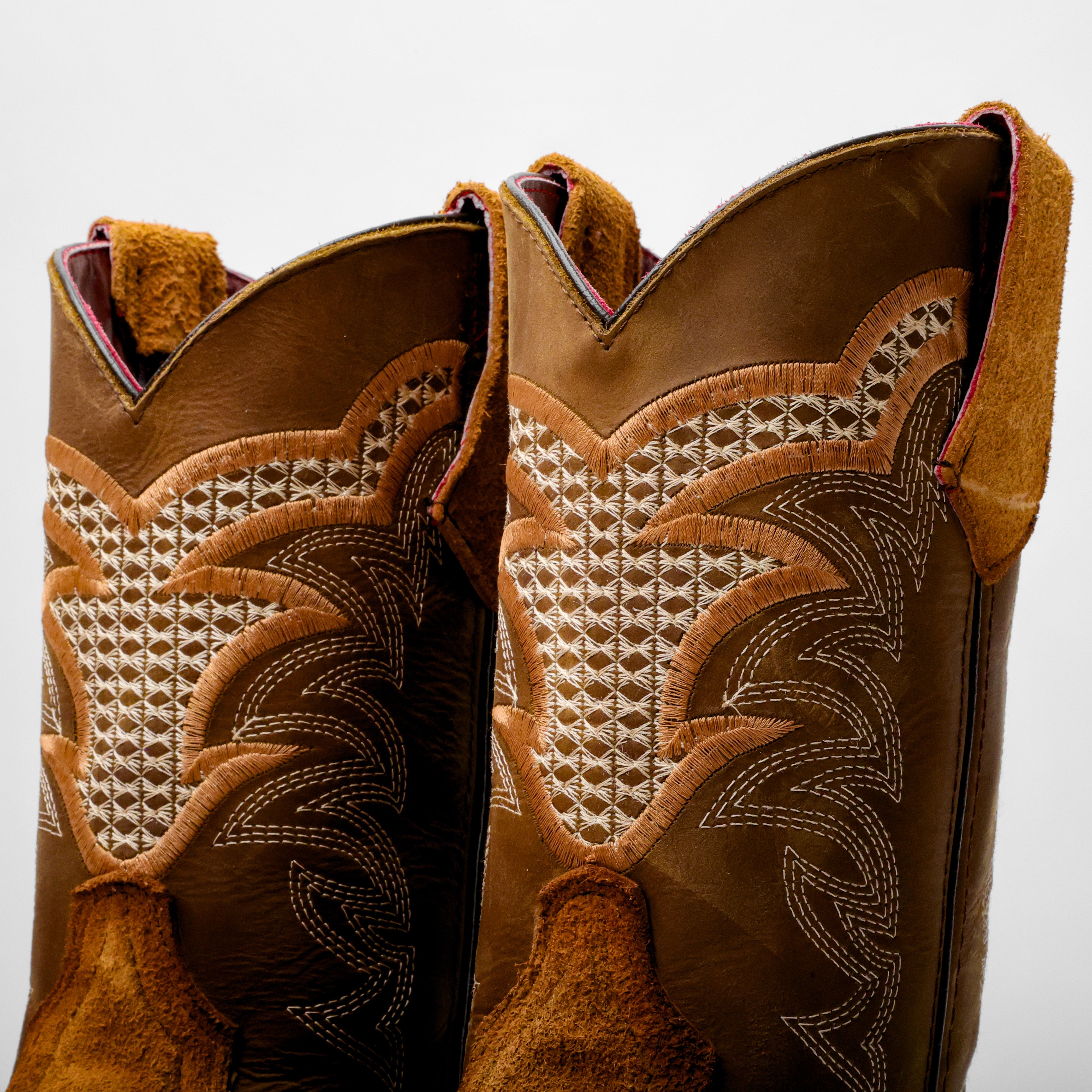 Honey Rough-Out Leather Boots With 3D Lightweight Sole - Composite Toe