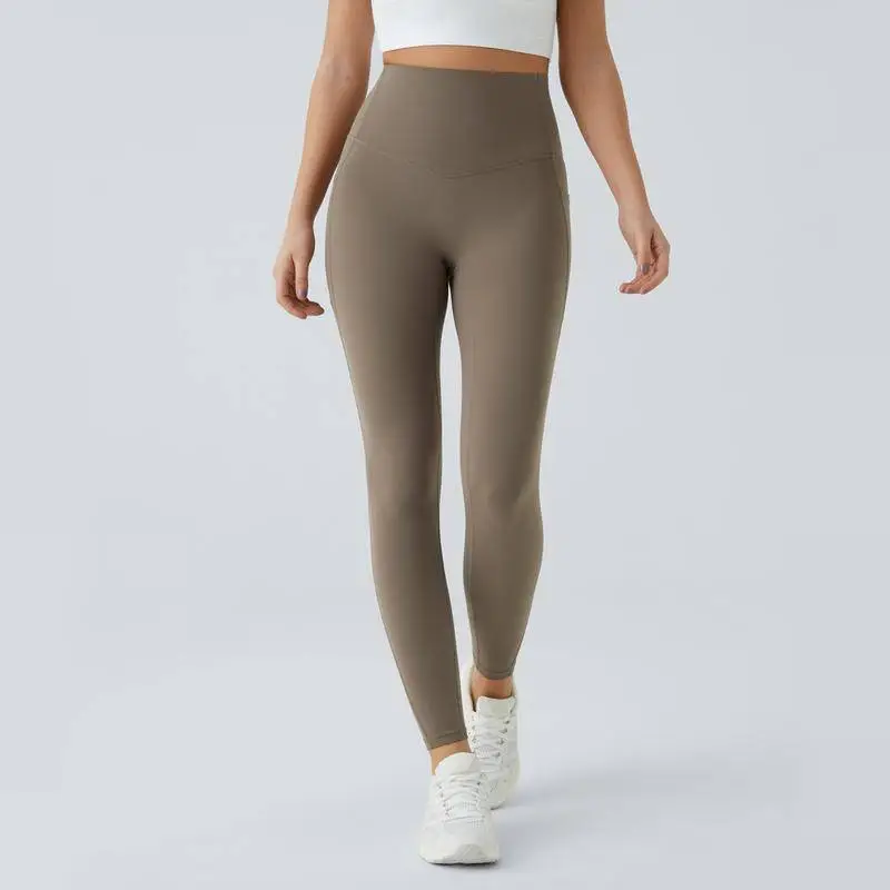 High Waisted Tummy Control Pocket Shaping Training Leggings