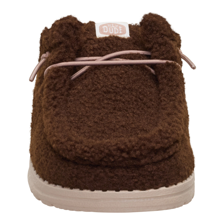 Wendy Slip Sherpa - Dark Brown