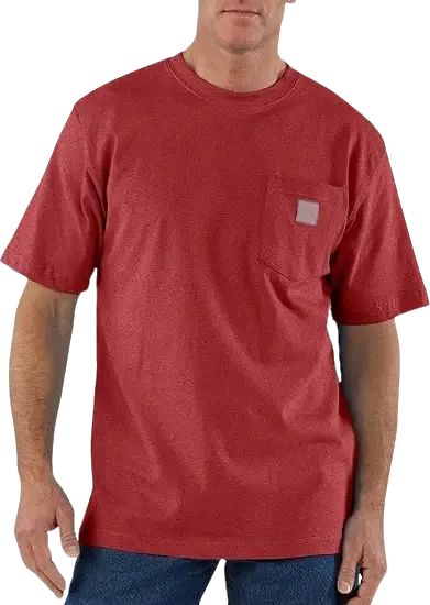 CHT Men's K87 Workwear Loose Fit Heavyweight Short-Sleeve Pocket T-Shirt