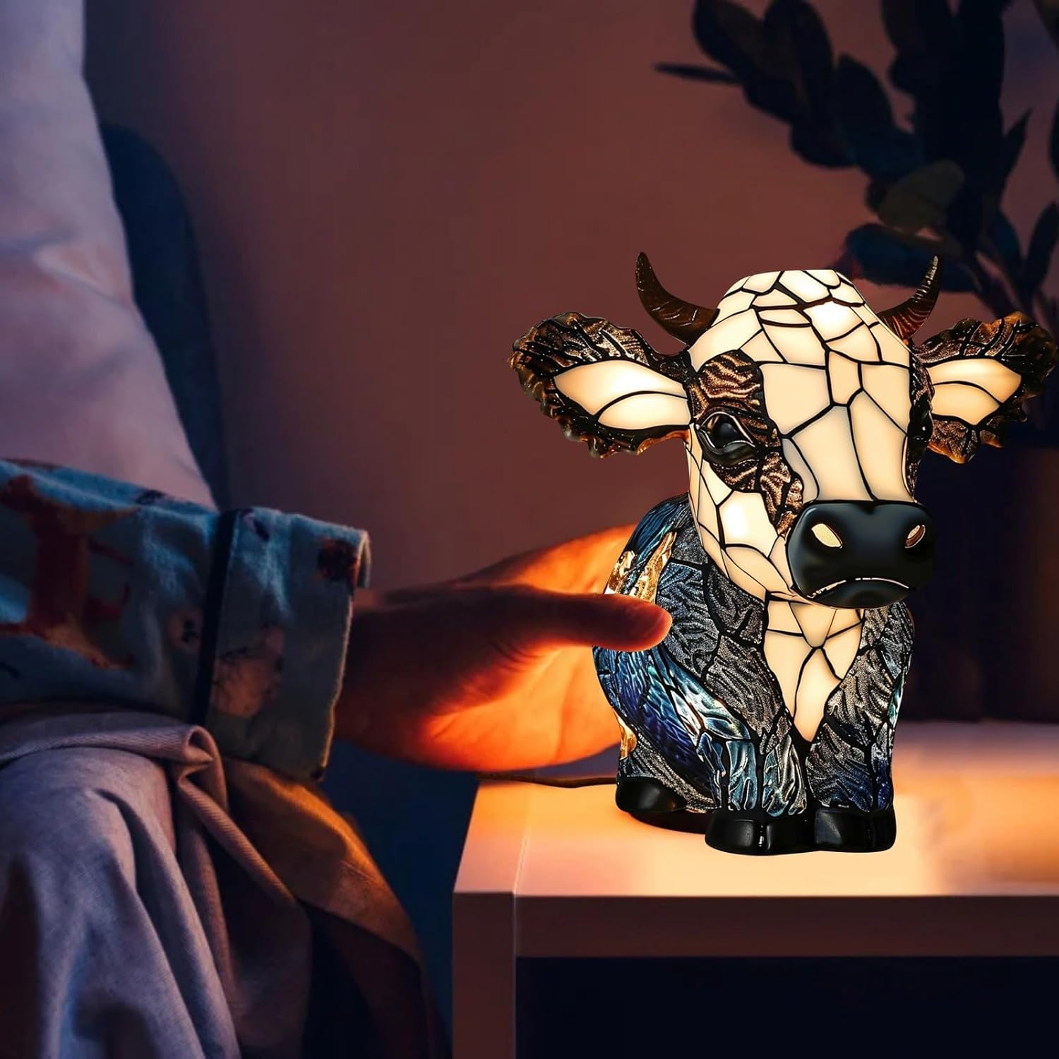 3D Highland Cow Lamp Animal Table Lamp