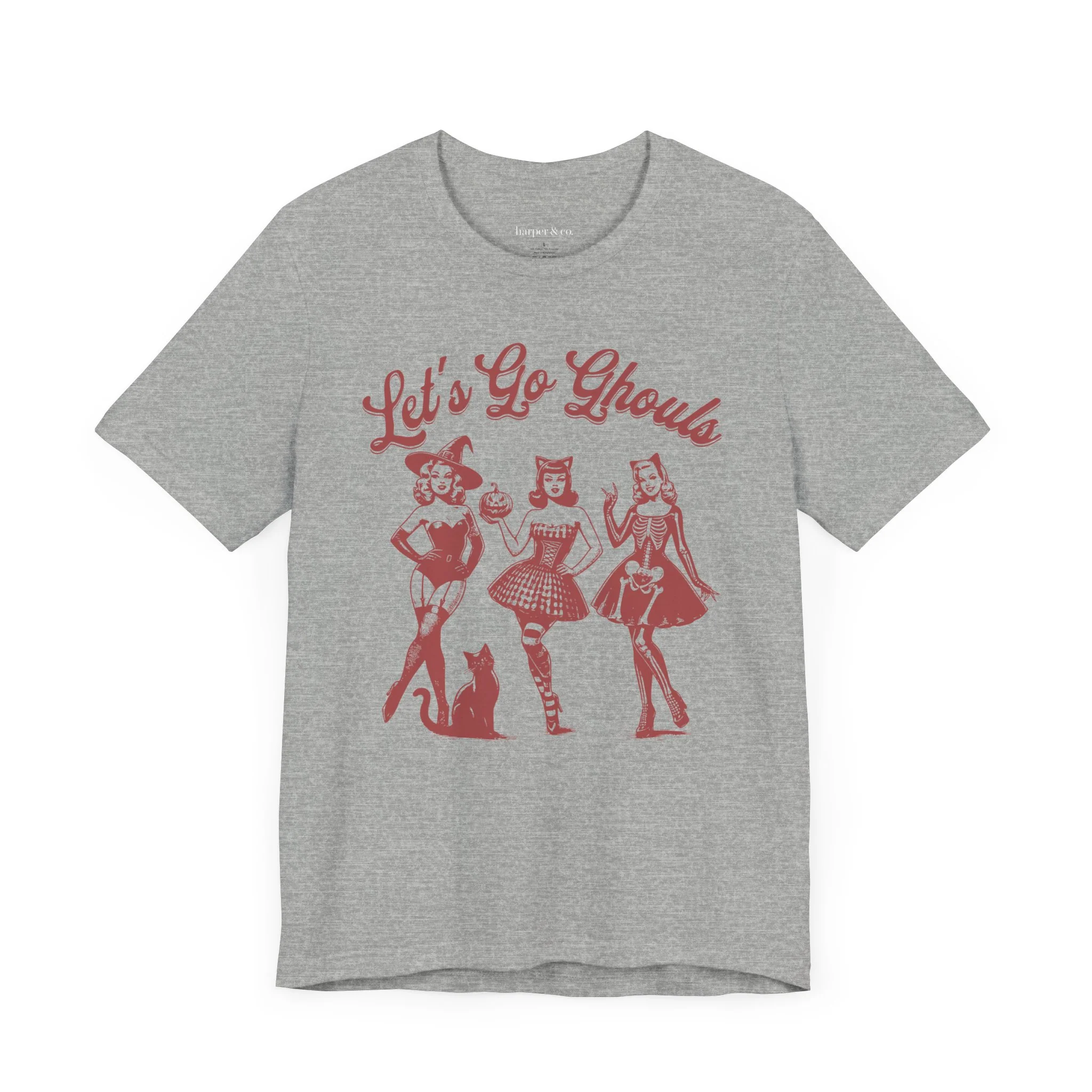 Let's Go Ghouls Bella Canvas Unisex Jersey T-Shirt - Multiple Colors