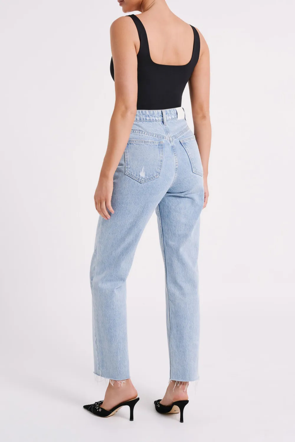 Recycled Nylon Scoop Neck Bodysuit