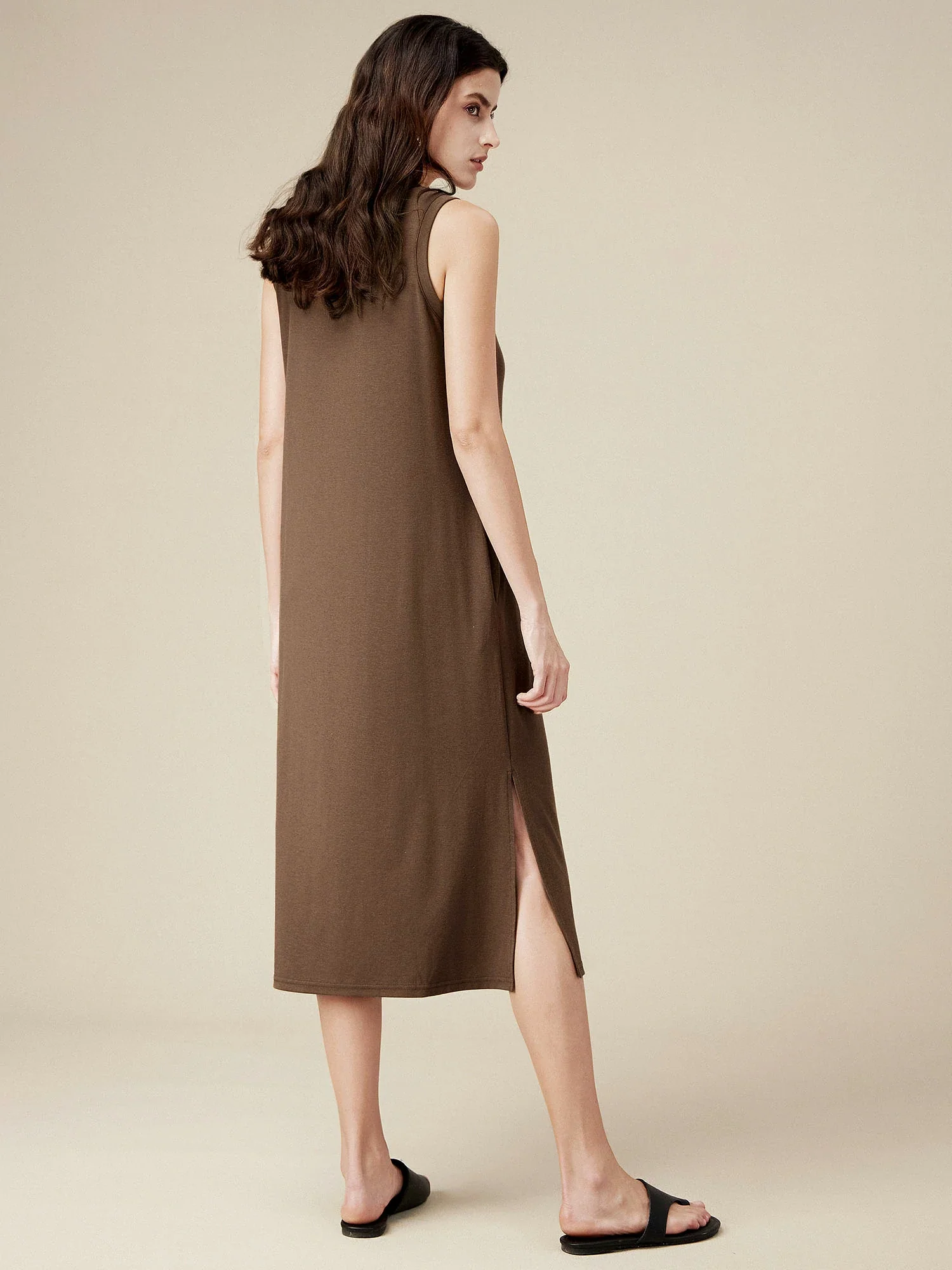 Loose Sleeveless Tank Dress