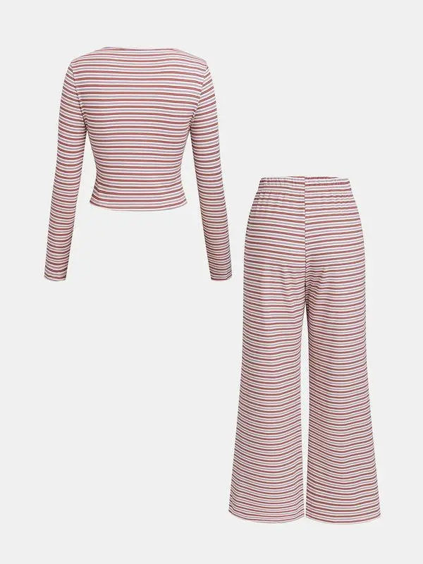 Women's Casual Loose-Fit Knitted Set