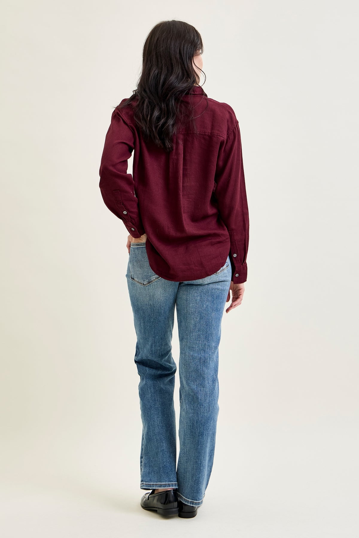 Brett Distressed Dad Jeans