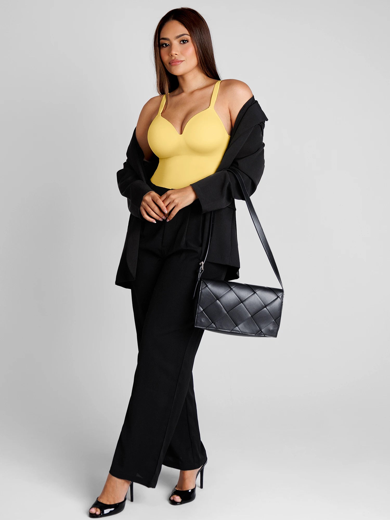 Feelingirl Seamless Built-In Bra Cami Top