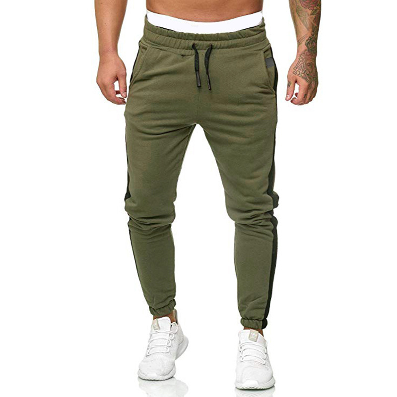 Men'S Patchwork Pocket Casual Knitted Trousers