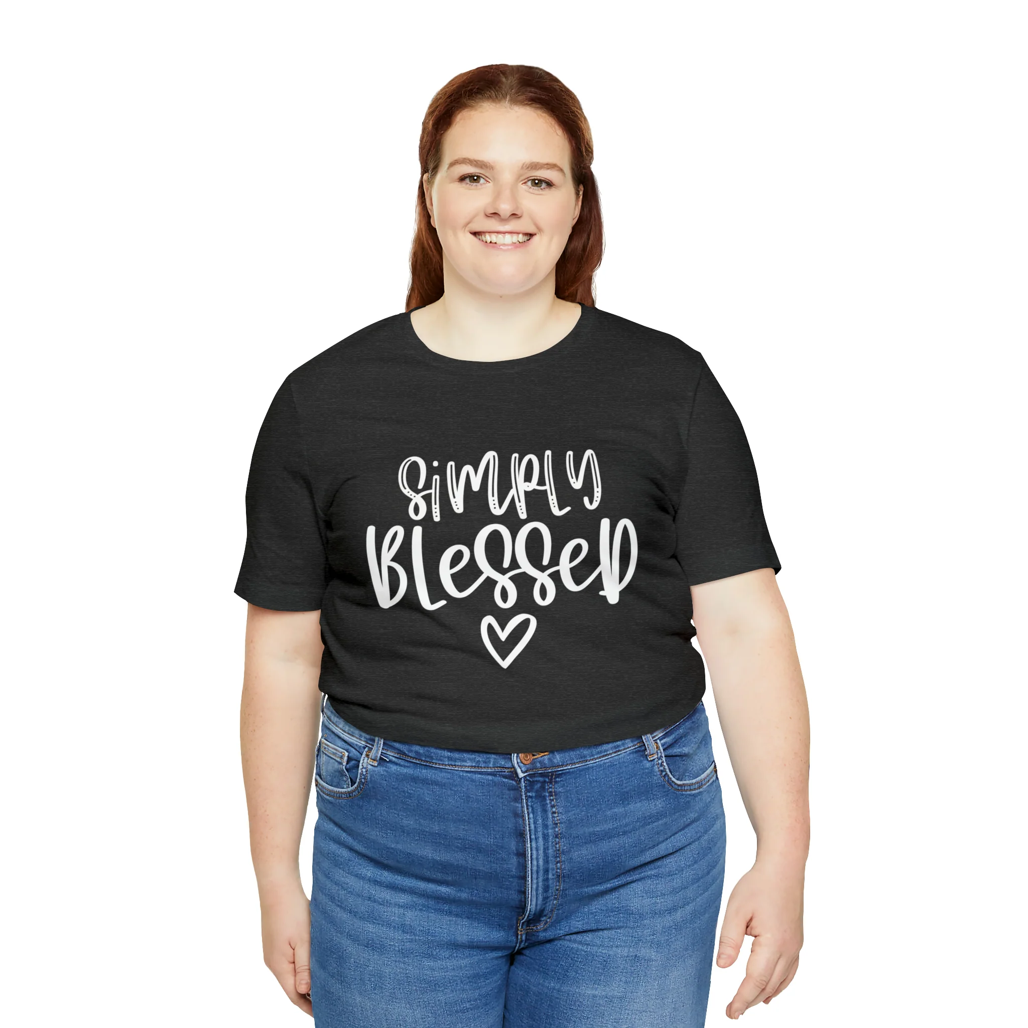 Simply Blessed Unisex Jersey Short Sleeve Tee