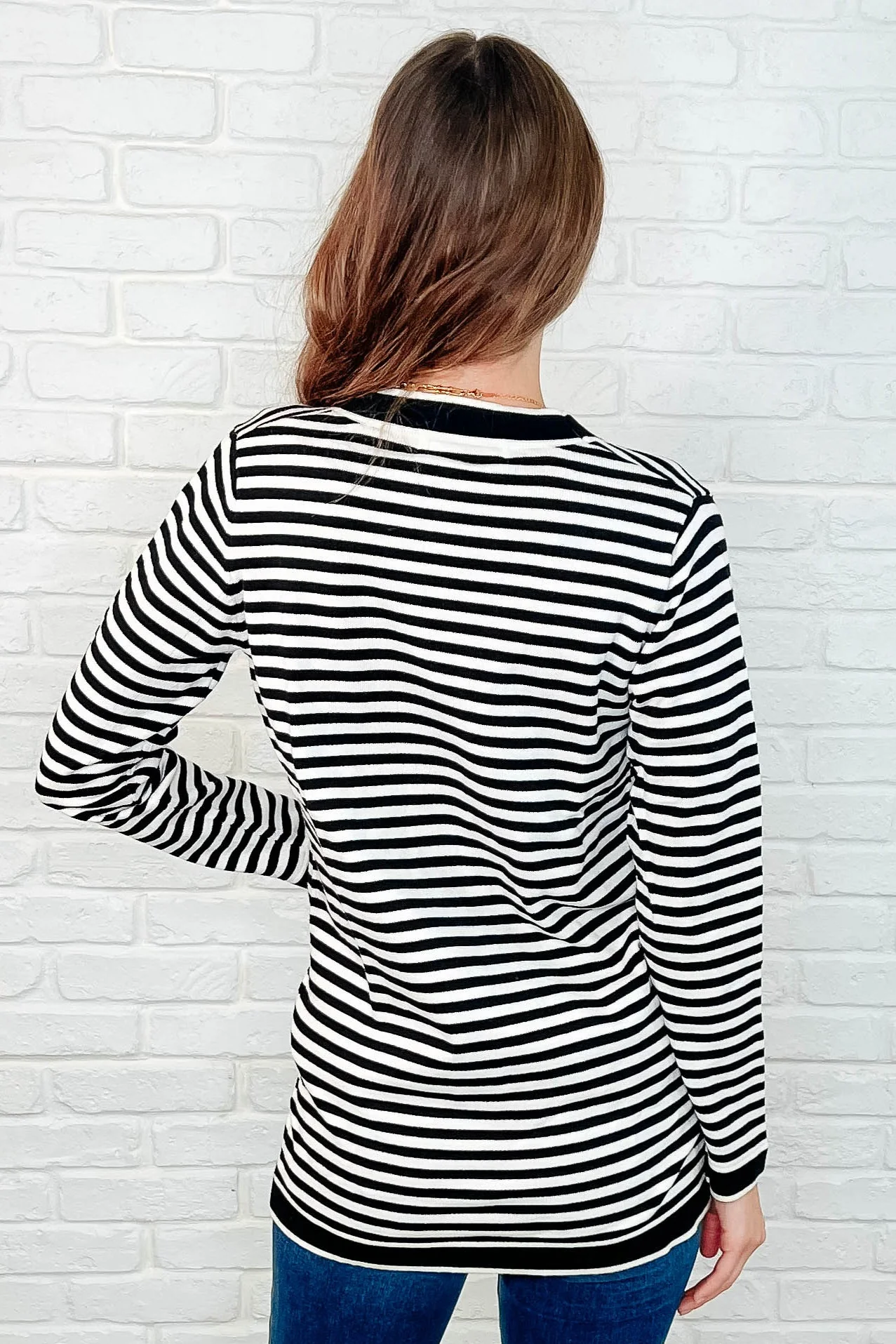 Finagle Your Way Striped Cardigan