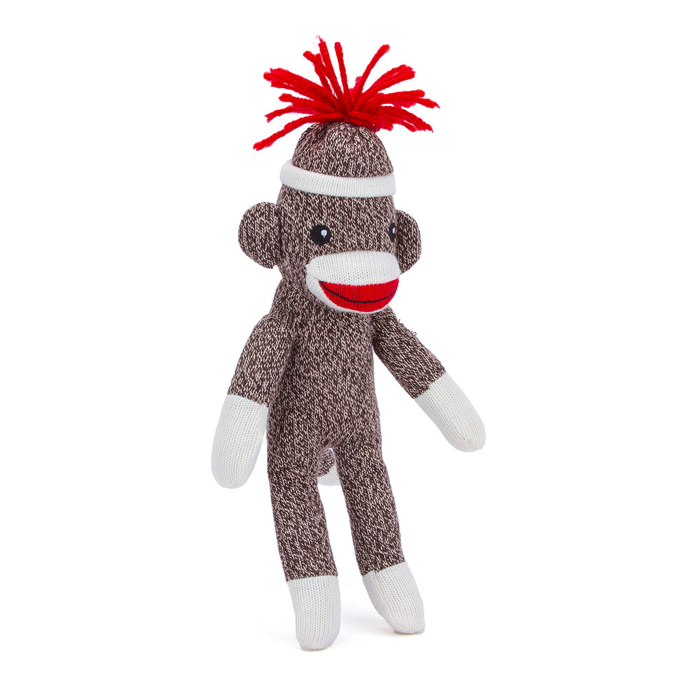 Sock Monkey 8inch Brown