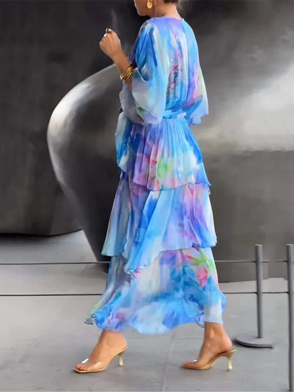 Elegant and comfortable floral dress d0df