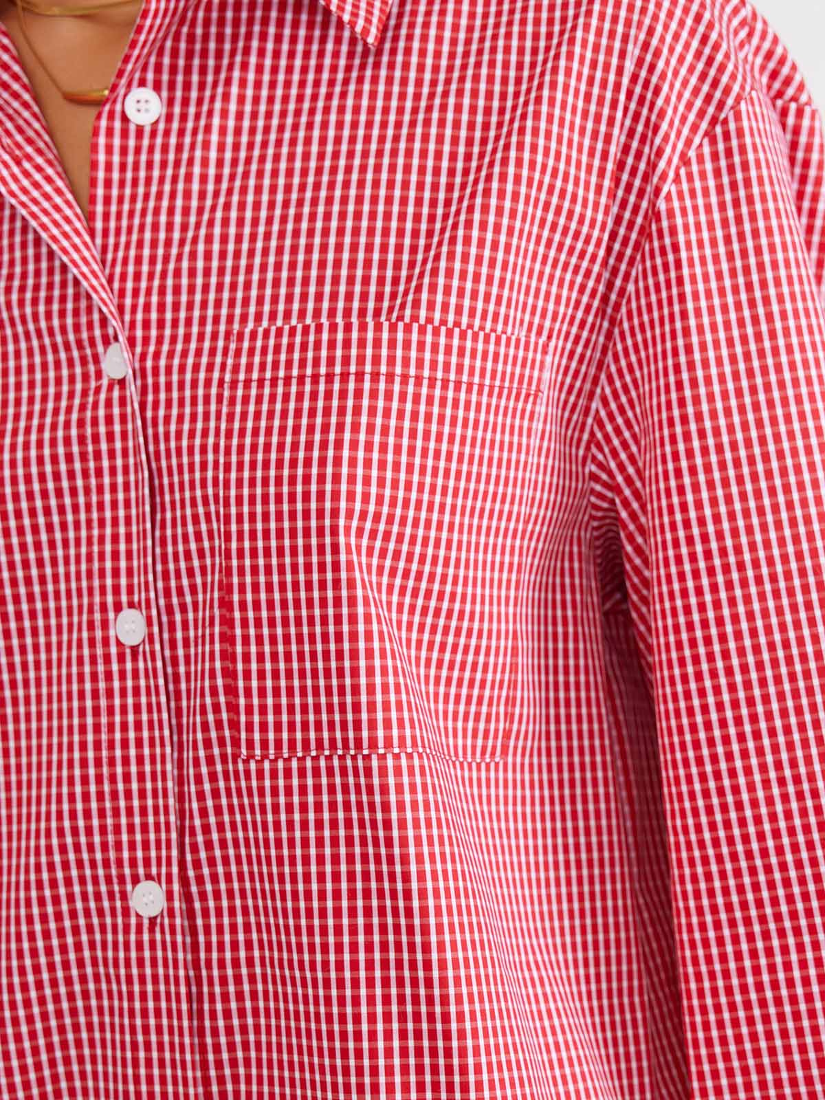 ASOBIO Plaid Relaxed Shirt