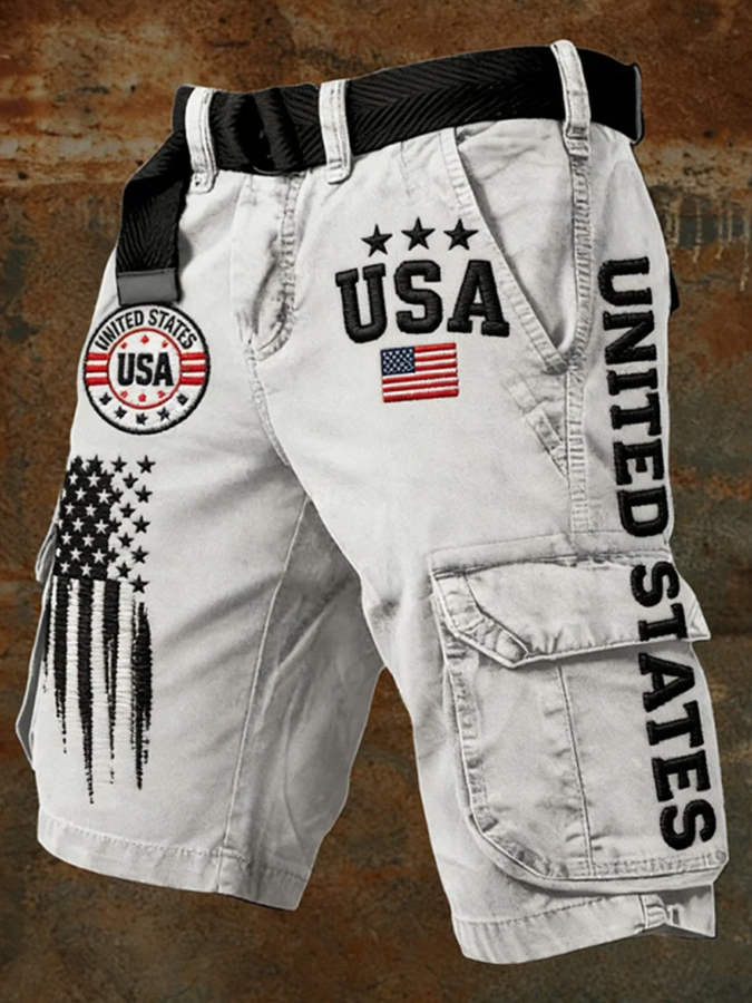 250Th Anniversary Commemorative Pocket Functional Shorts For Men'S Wear