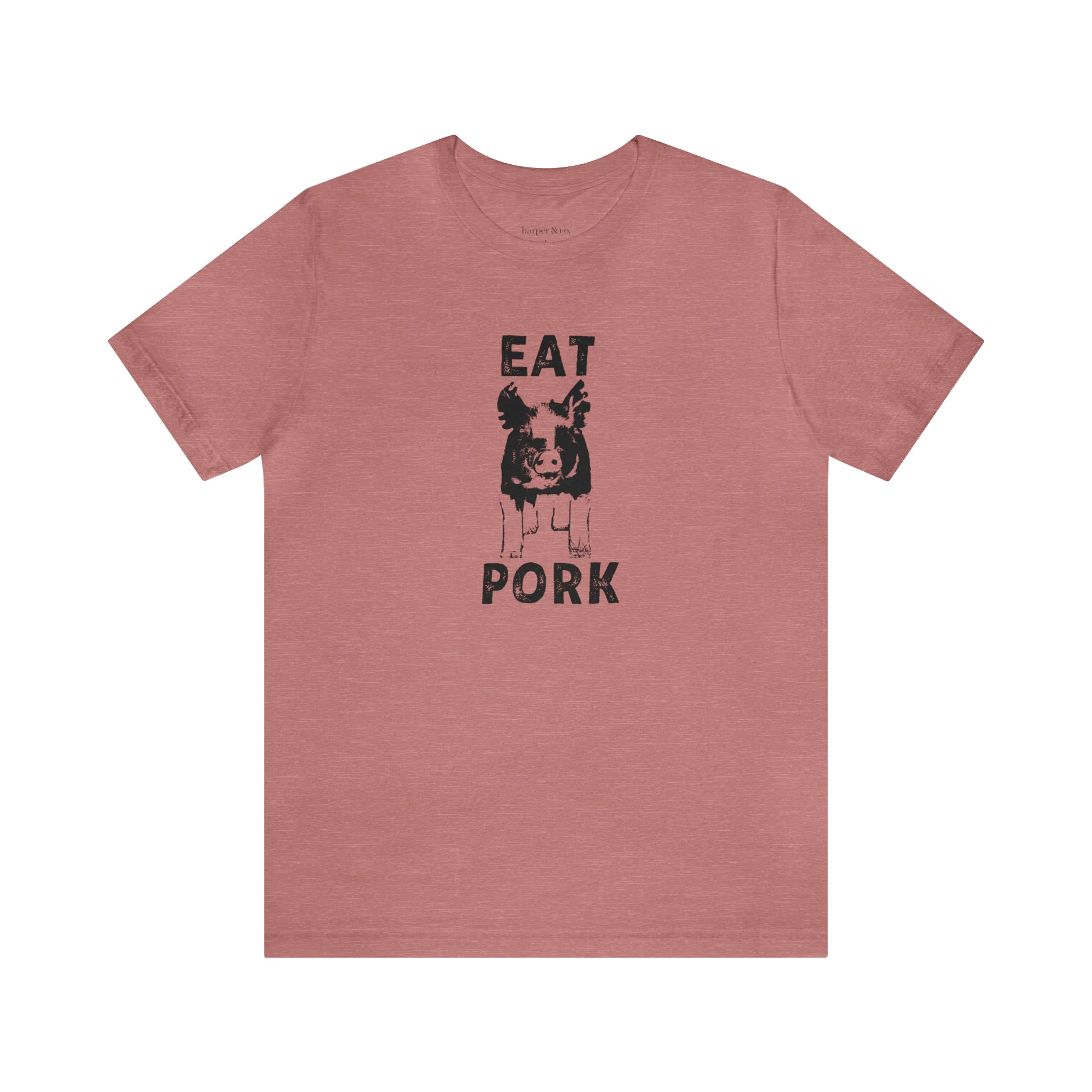 Eat Pork Unisex Jersey Short Sleeve Tee