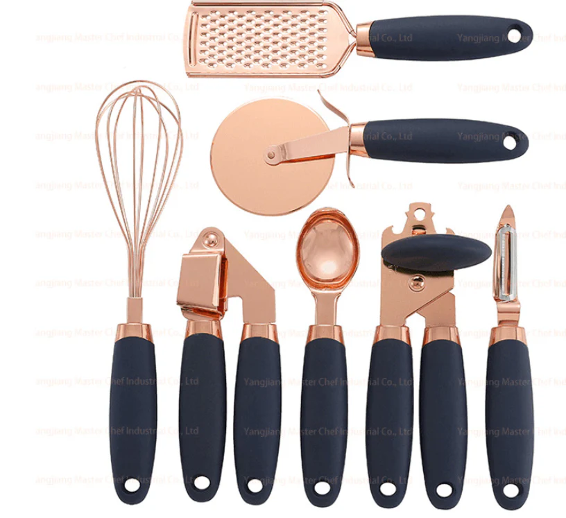 7PC Copper & Ceramic Kitchen Tools