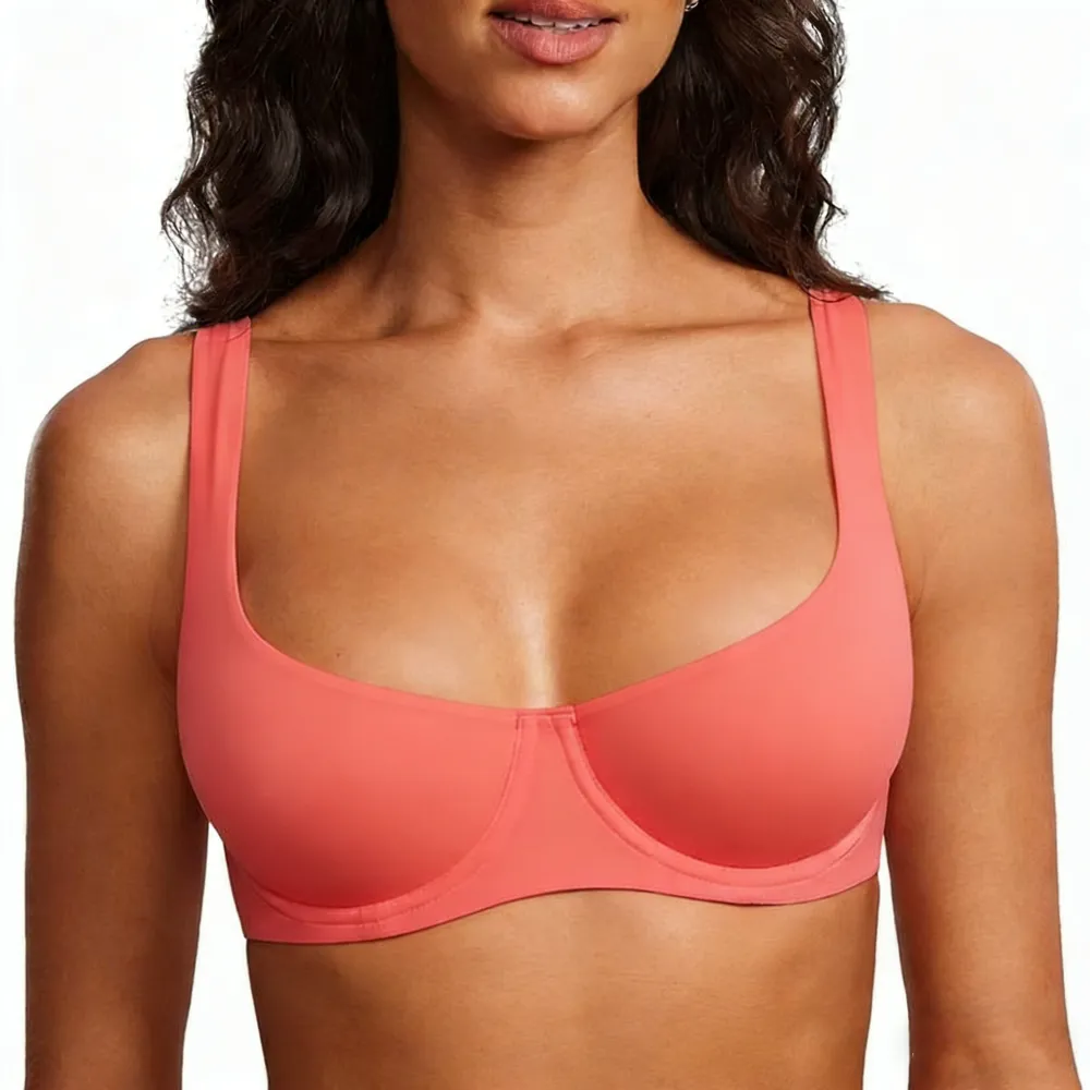 Women's No Padded Underwire Balconette Bra