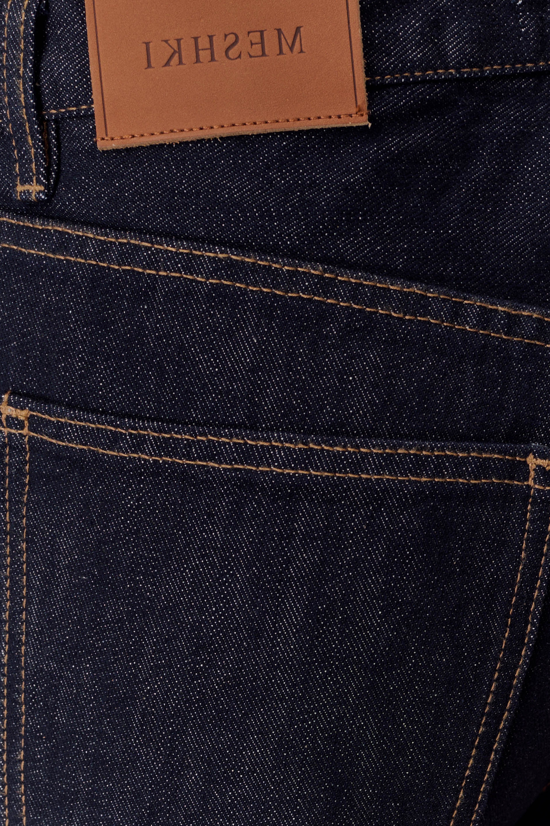 Blue Mid Rise Denim Jeans