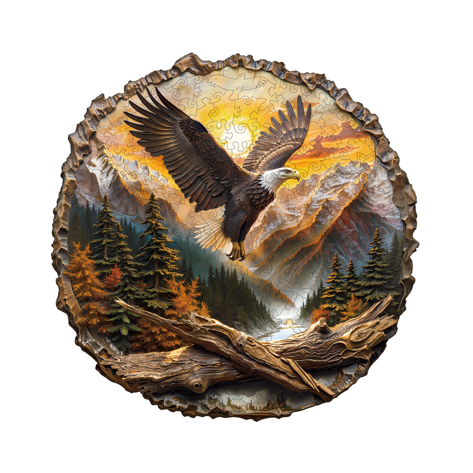 King of the Sky Wooden Jigsaw Puzzle