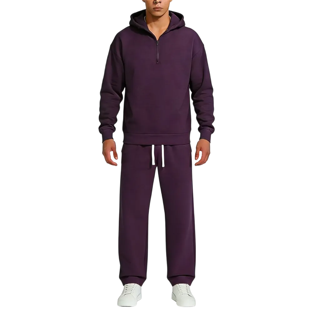 🔥Men's Plain Drop Shoulder Sweatsuit Set🔥