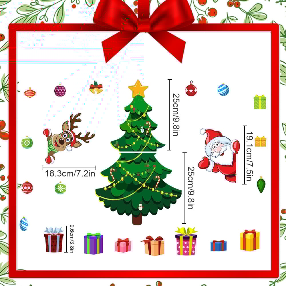 🎁🎅 Christmas Themed Magnetic Sticker