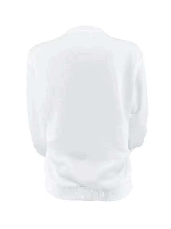 Women's Cartoon Bear Print Drop Shoulder Longsleeves