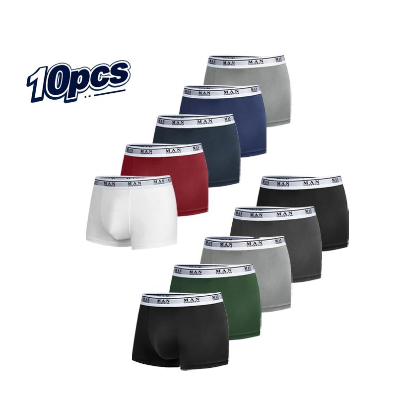 Paquete de 10 calzoncillos bóxers esenciales para hombre