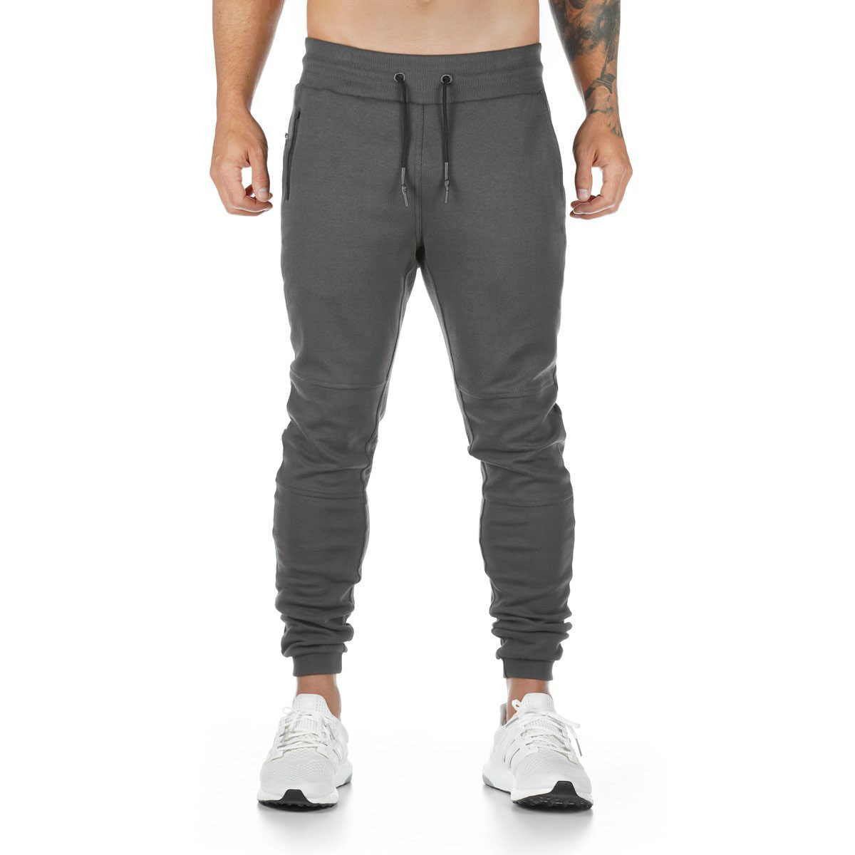 Men'S Patchwork Pocket Casual Knitted Trousers