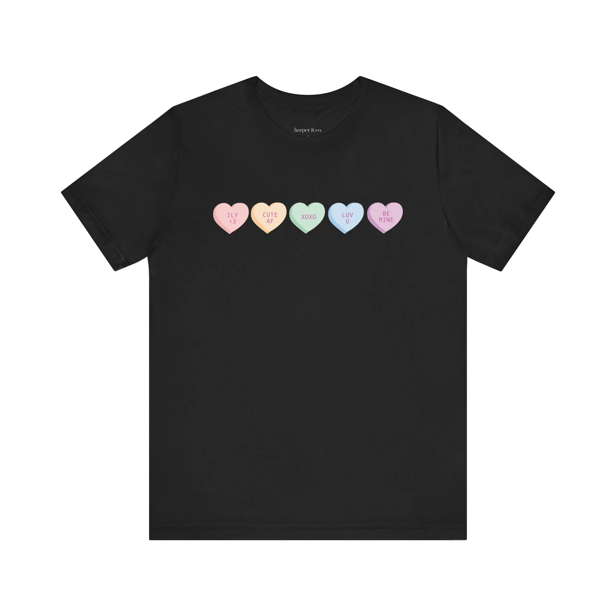 Convo Hearts Unisex Jersey Short Sleeve Tee