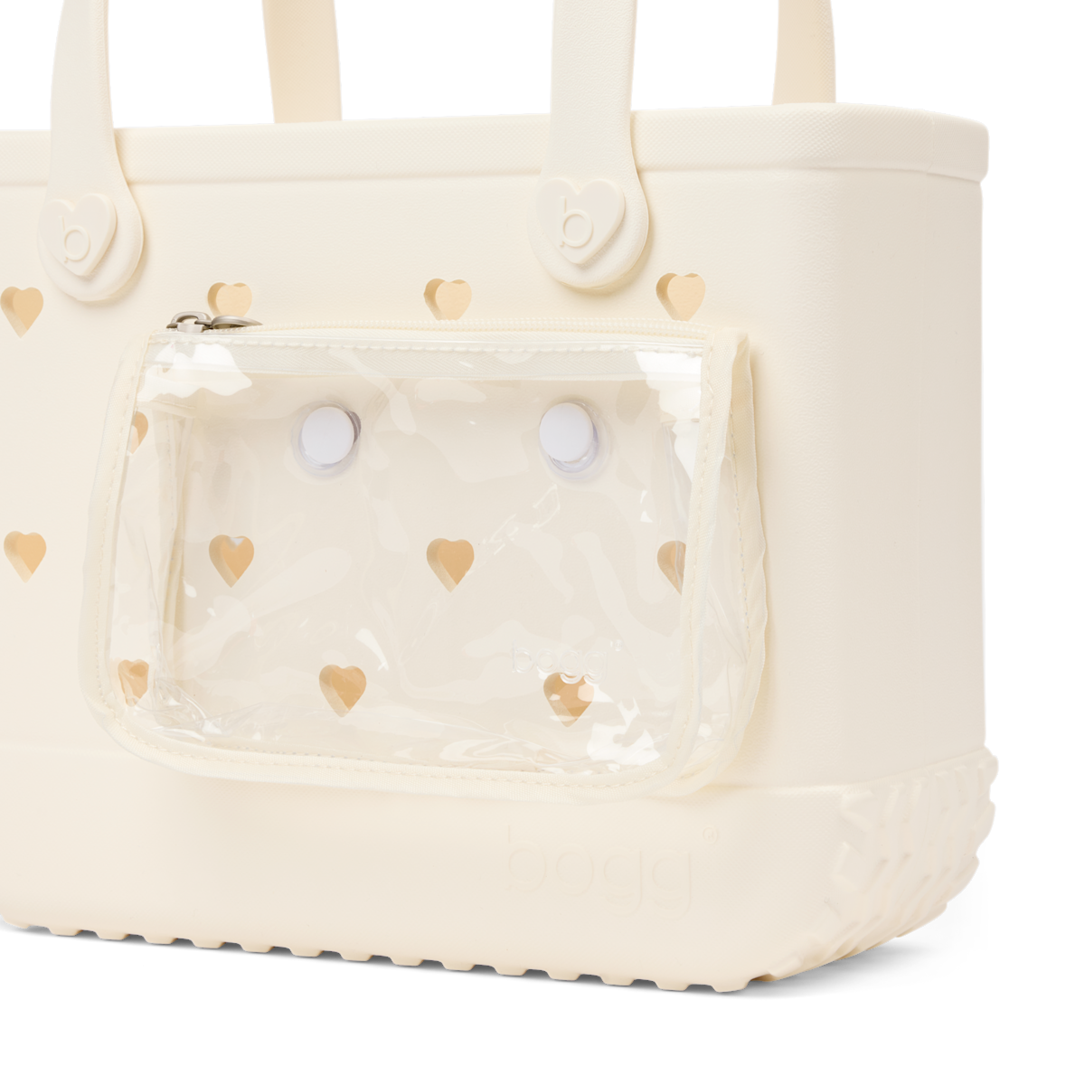 Bitty Bogg Bag - Cut Out Heart Coconut