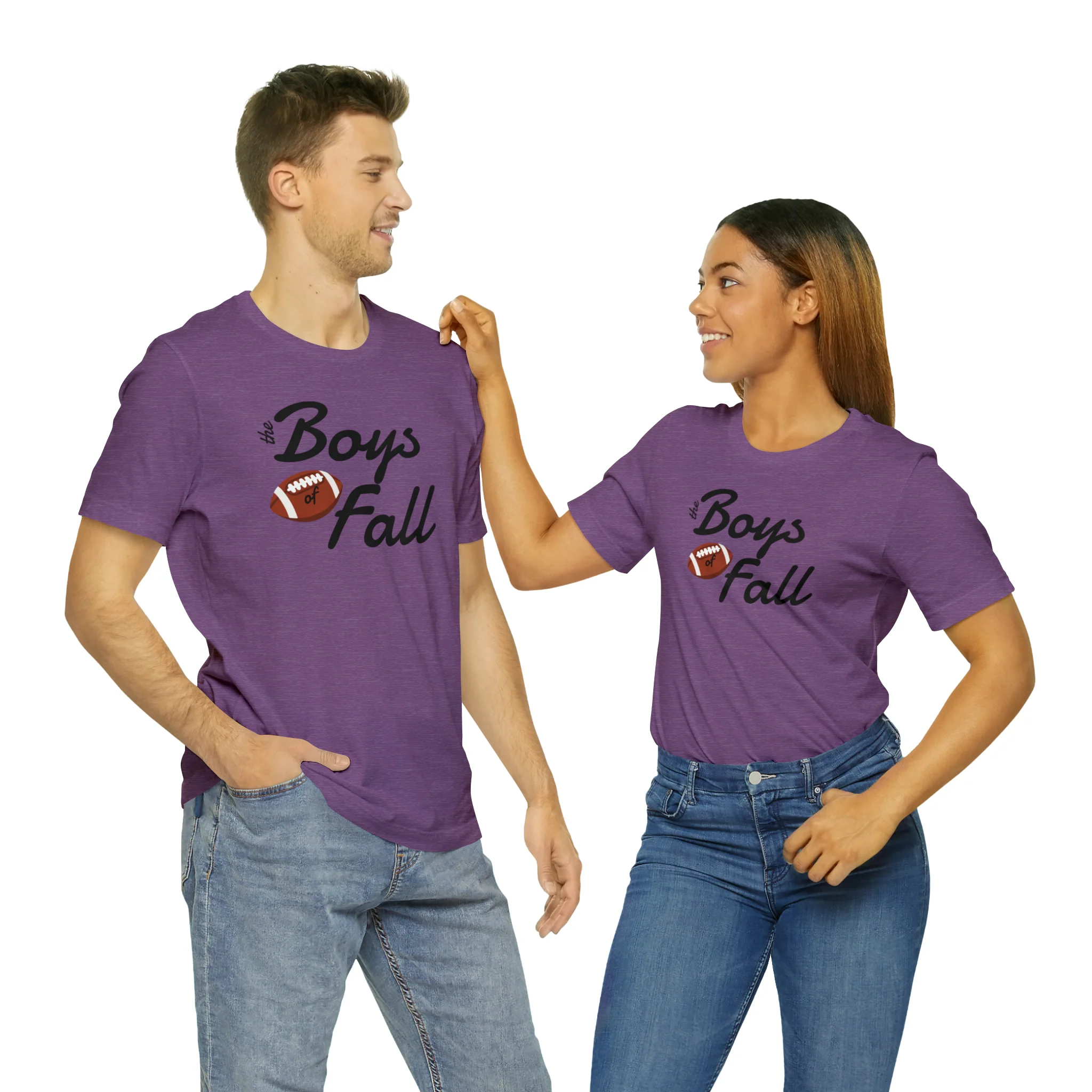 Boys of Fall Football Patch Unisex Softstyle T-Shirt