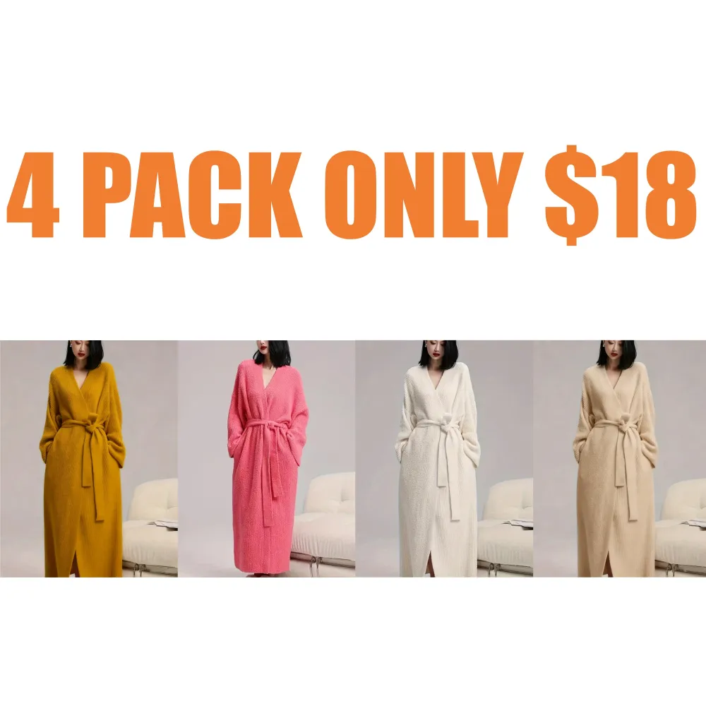 Women's Double-Sided Fleece Robe