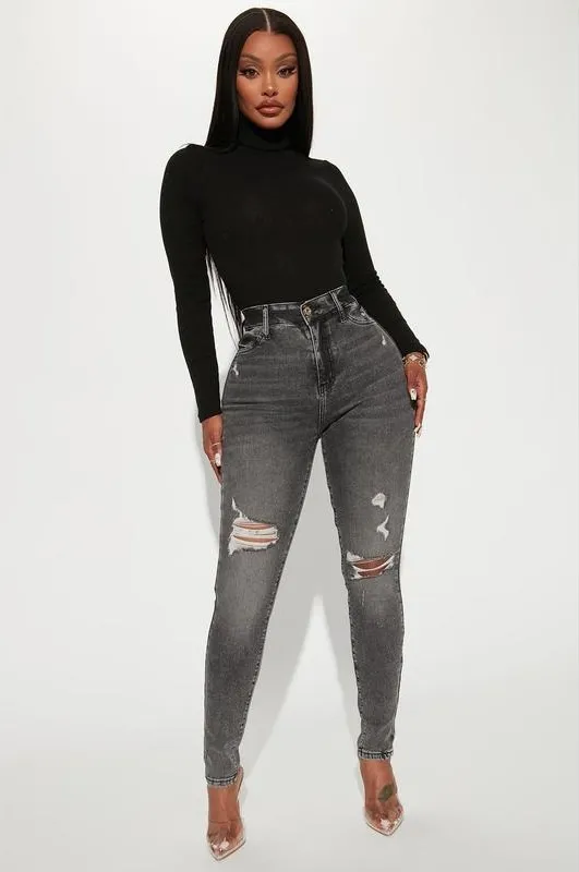 Tall Living Life High Stretch Skinny Jeans
