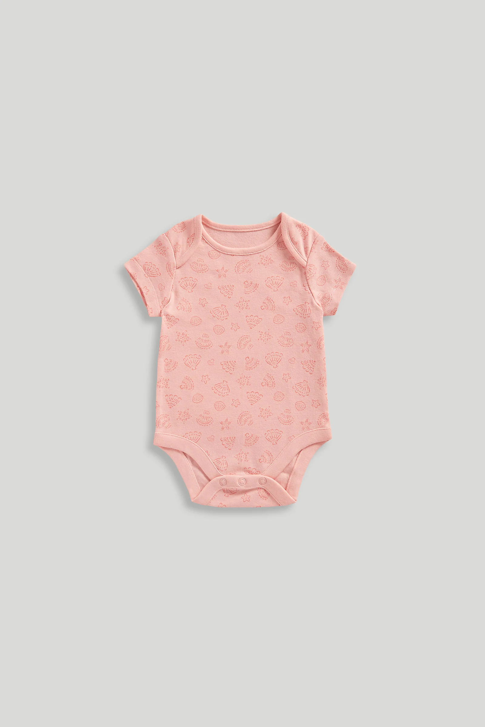 5 Pack Shells Short-Sleeved Bodysuits